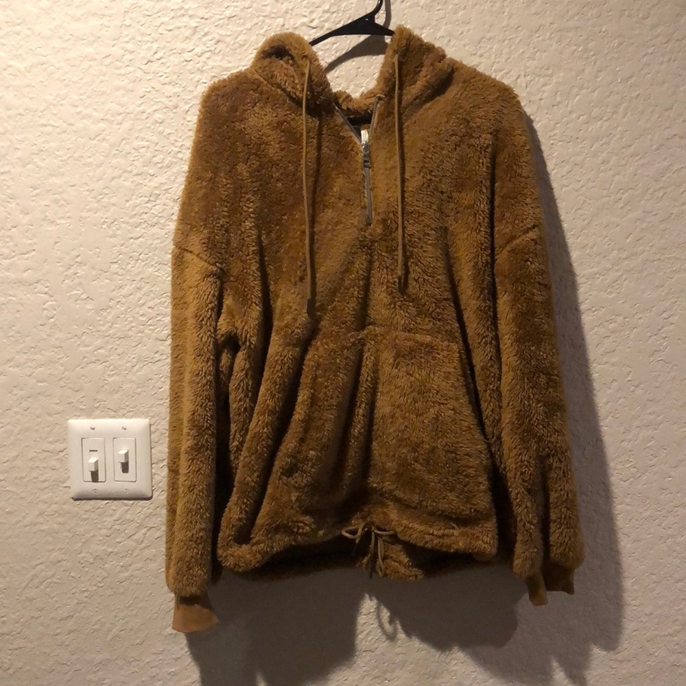 Hooded Sherpa Pullover
